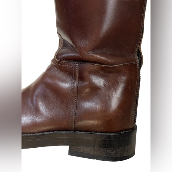Ann Demeulemeester brown leather riding boots - Picture 15 of 16